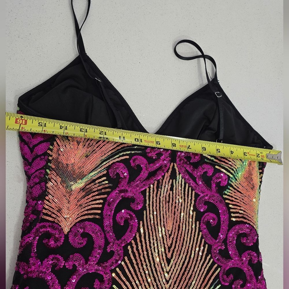 Never Worn- SHEIN Multicolor Sequin Midi Dress - Picture 11 of 17